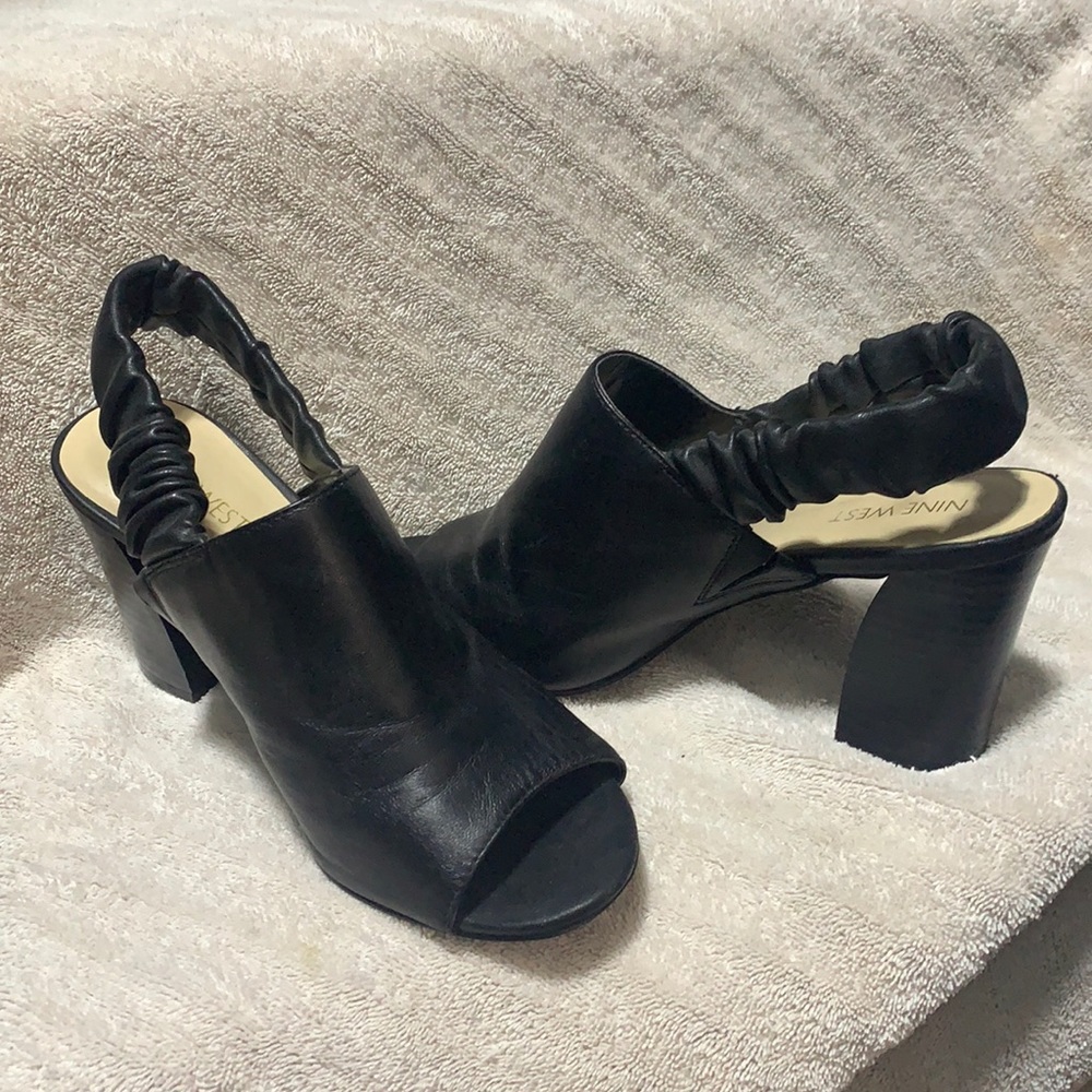 Women’s shoes, chunky heel, Nine West